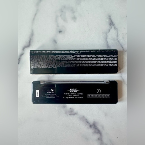 Make Up For Ever Artist Rouge 7 Lipstick Palette, Bold Shades - NEW - Picture 3 of 3